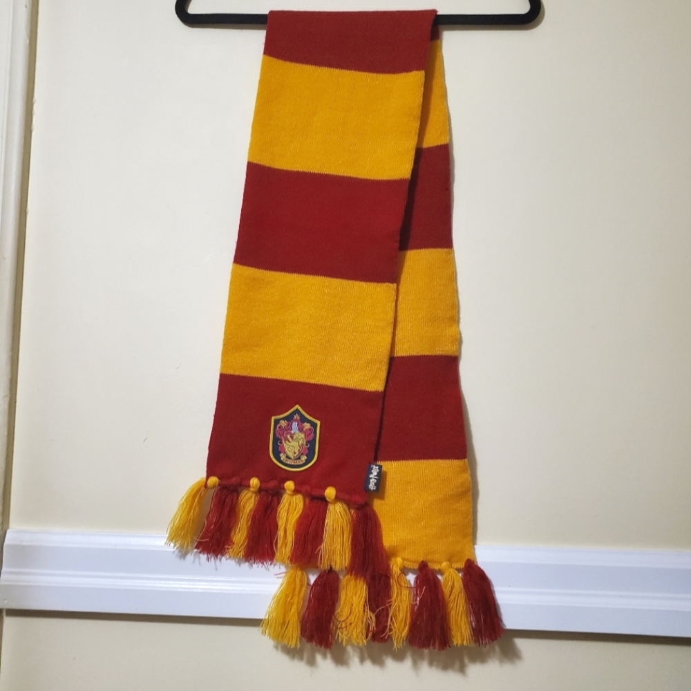 Harry Potter Gryffindor Philosopher's Stone Vintage Knit Scarf Authentic